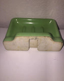 VTG 1950's Jadeite Green Color Soap Dish